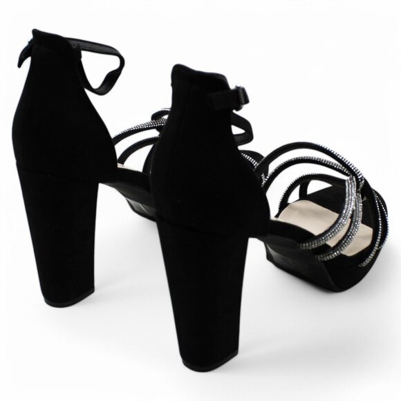 Sugar Women's Petal Dress Sandals - Black Shimmer - Picture 5 of 8